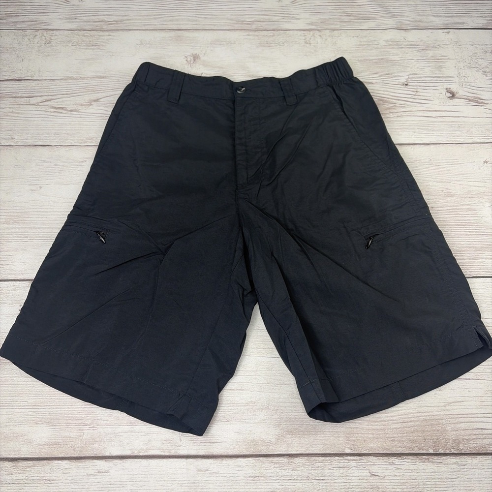 Magellan Travel Gear Outdoors Women's 6 Black Shorts Nylon Zip Pocket Hiking